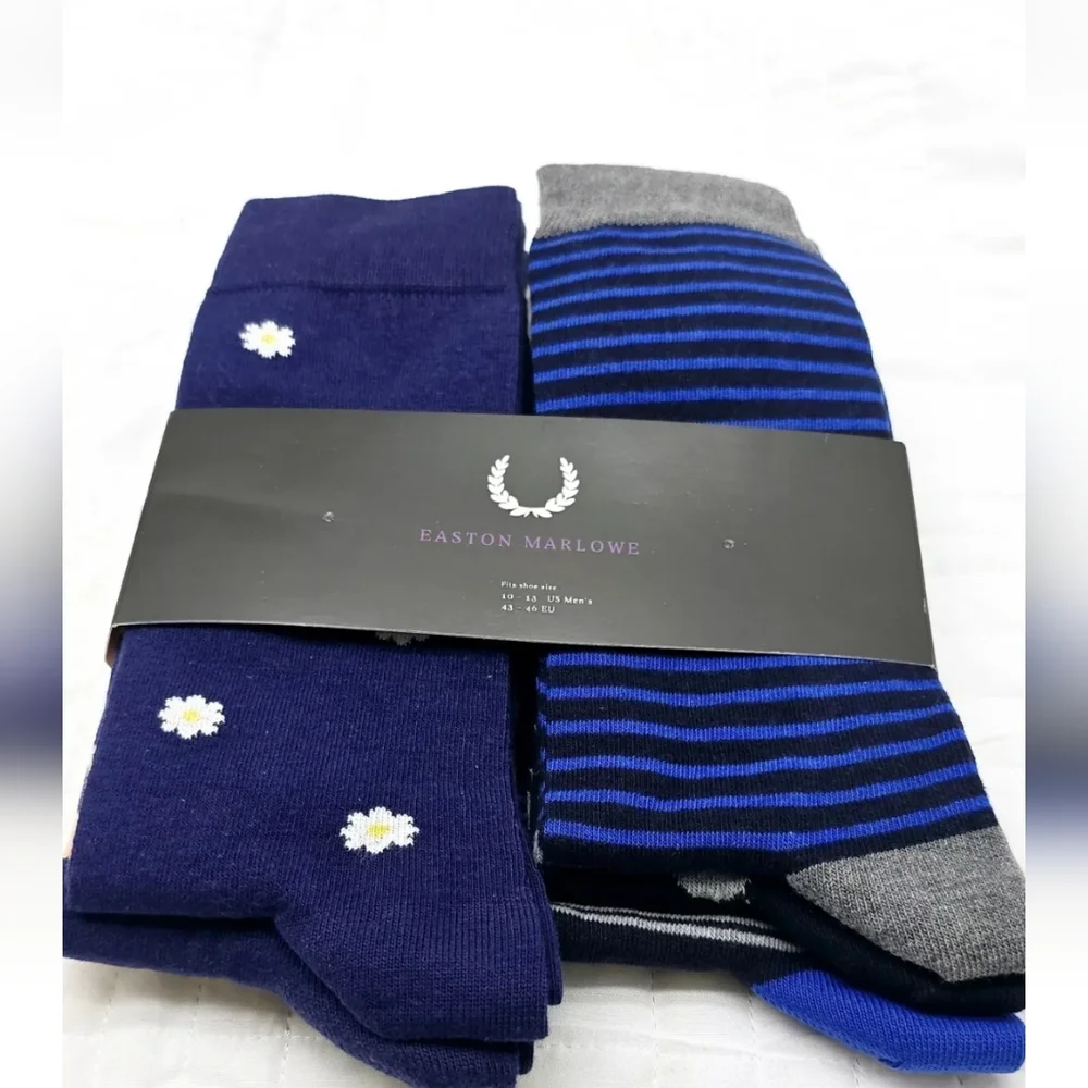 Easton‎ Marlowe  Dress Socks Mens Cotton